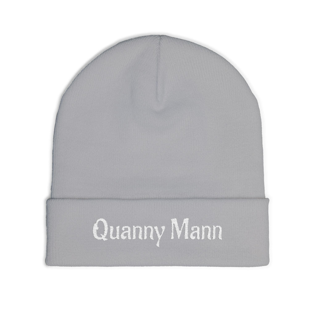 Quanny Mann Knit Beanie (Embroidery)