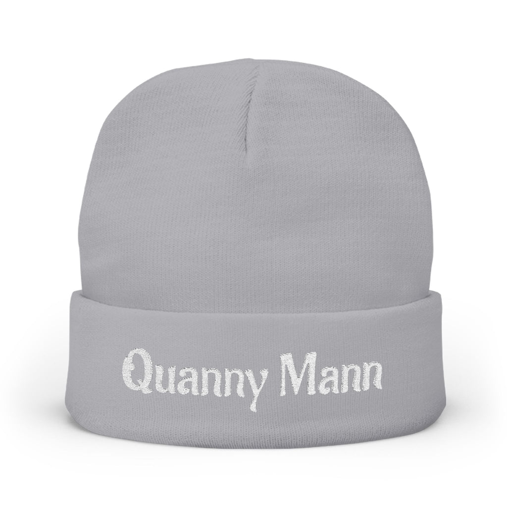 Quanny Mann Knit Beanie (Embroidery)